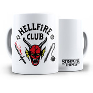 Caneca Hellfire Club Stranger Things 4 Em Cerâmica