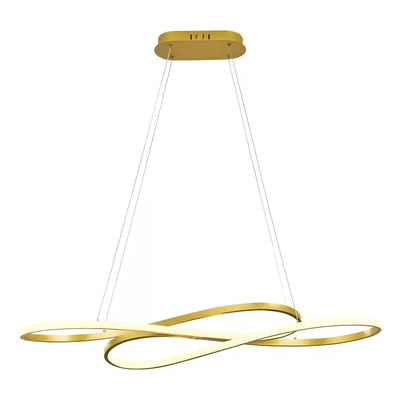 Lampara Colgante L5050 Led Cct Diseño Dorado Luz Desing Dorado