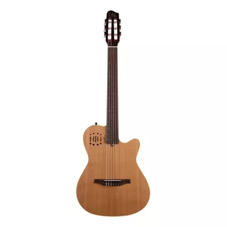 Guitarra Electroacústica Godin Multiac Encore 035045 Para Diestros Natural Palo De Rosa Semibrillante