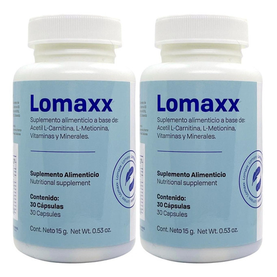 Lomaxx 2 Frascos De 30 Cápsulas