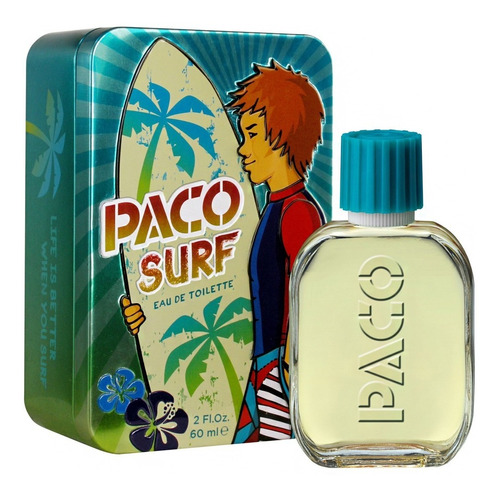 Perfume Paco Surf Lata Niños Eau De Toilette 60 Ml