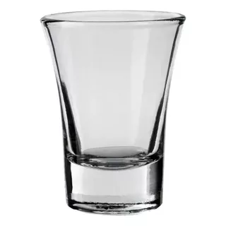 Set X6 Vasos Shot De Vidrio Rigolleau Tijuana Flint 60 Ml Color Transparente