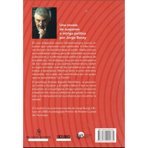 Libro El Candidato, De Jorge Bucay. Editorial Océano, Tapa Blanda En Español, 2020