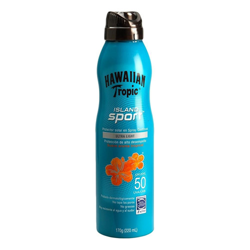 Hawaiian Tropic Island Sport Fps 50 Spray Continuo X 180ml