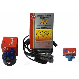 Kit Cable De Bujia Ngk + Tapa + Rotor Gol Country