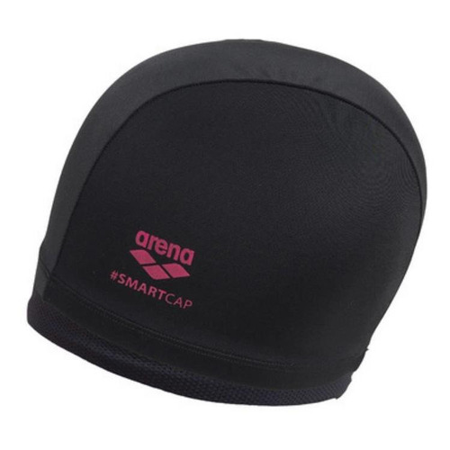 Gorra De Natación Arena Smartcap de Tela Cabello Largo Tamaño Único Color Negro