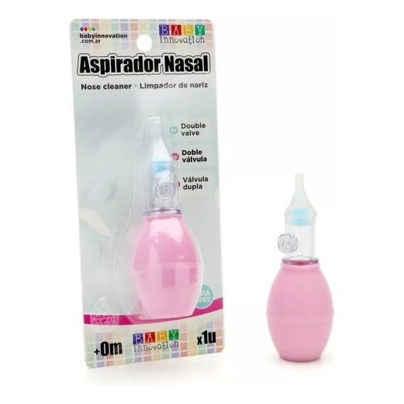 Aspirador Nasal Doble Válvula Saca Moco Baby Innovation 