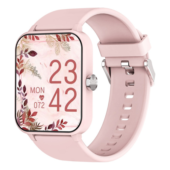 FeipuQu R30 Mujer Smartwatch Bluetooth Llamada ,reloj Inteligente Smartwatch 1,83 Lcd Llamadas Color De La Caja Rosa