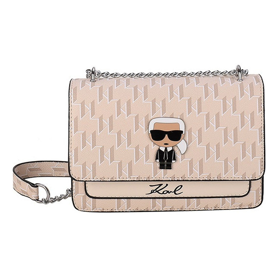 2024 New Khaki Karl Lagerfeld Nuevo Bolso Bandolera De Cuero