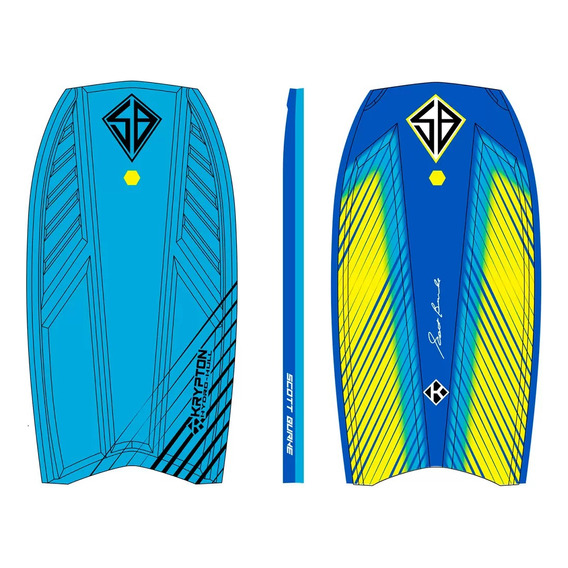 Bodyboard Krypton Tabla Surf Boogie Con Leash Proesional