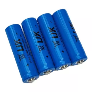 Bateria Recargable 14500 3.7v 5200 Mah Pilas Paquete 4 Piezs