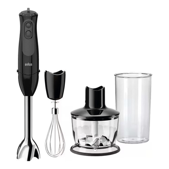 Mixer Con Accesorios Braun Mq3135bk 900w 11 Vel + Turbo