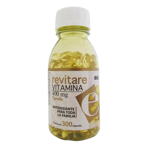 Vitamina E 400 Mg Revitare 300 Caps Sabor Sin sabor