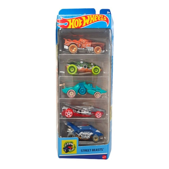 Hotwheels Pack X5 Autos - Art. 1806