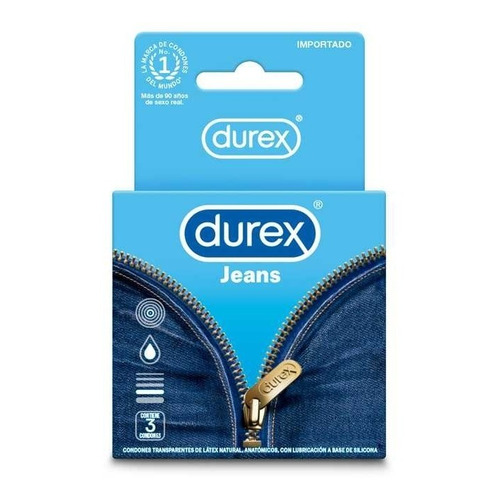 Preservativo Durex Jeans X 3