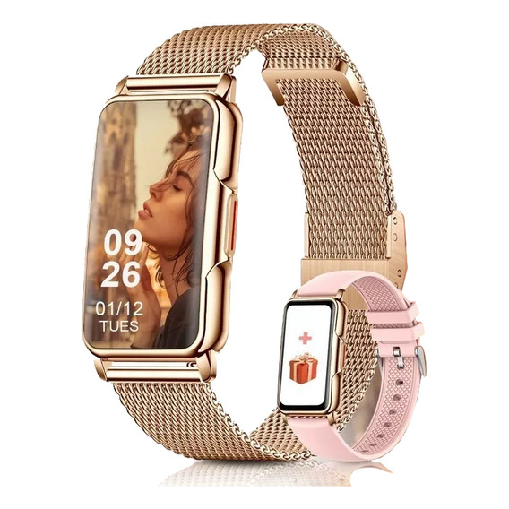 Reloj Inteligente Mujeres 1.47 Smartwatch Deporte Llamadas