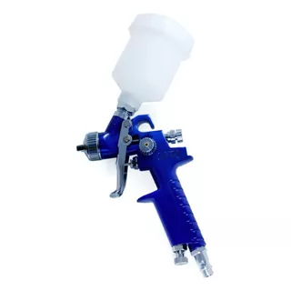 Pistola De Pintura Bico 1.0 Copo 125ml Voylet H2001 Cor Azul