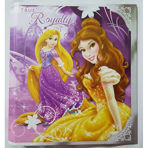 Carpeta Escolar N°3 Princesas Disney Rapunzel Bella Niña