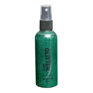 Spray Glitter Para Cabelo E Corpo Verde - Carnaval E Festa