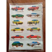 Blister Stickers Autos Deportivos 3d Vintage