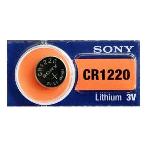 Pila Sony Micro CR1220 Botón - 1 unidad