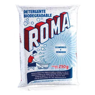 Detergente En Polvo Roma Multiusos 250g