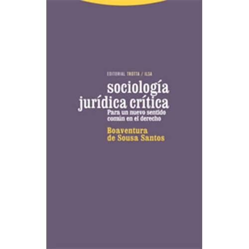 Sociologia Juridica Critica - De Sousa Santos, Boaventura