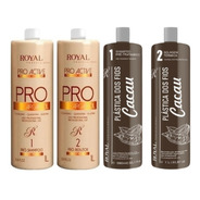 Kit Royal Progressiva Pro Argan + Plastica Cacau + Brinde