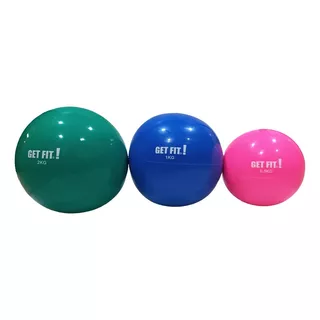 Tone Ball Combo X3 Pelota S/pique Get Fit! Slam Gym Medicine