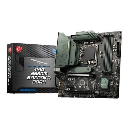 Motherboard Msi B660m Intel  1700 12va Ddr4 Micro Atx