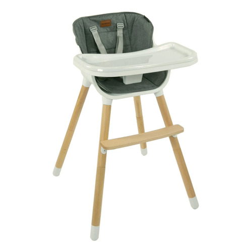 Silla De Bebé Para Comer Bebesit Oak - Gris Silla Infantil