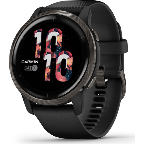 Garmin Reloj Smartwatch Venu 2 Spotify Edad Fitness Amoled Color Negro