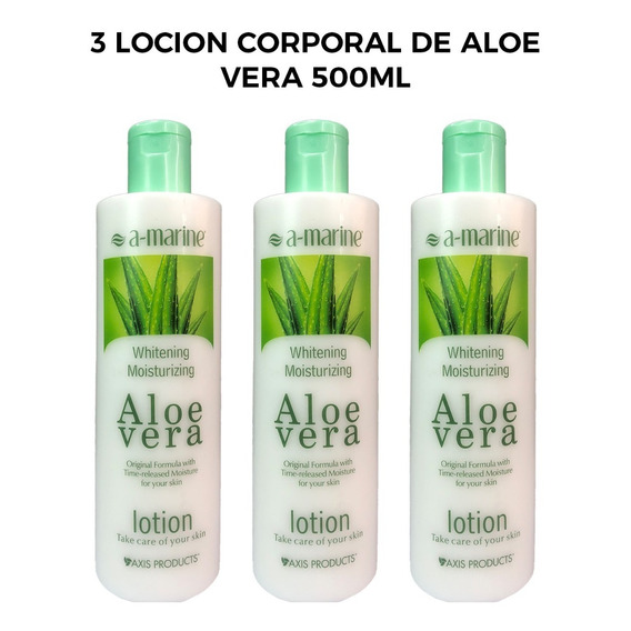 3 Locion Corporal De Aloe Vera 500ml