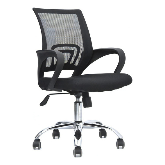 Silla De Escritorio Bonno Atlantis Negro Xj