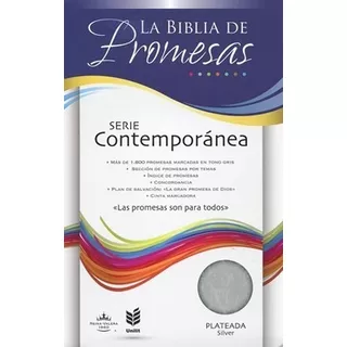 Biblia De Promesas Rvr60 Serie Contemporanea Plateada