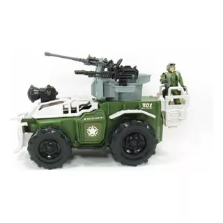 Camion Tipo Tanque Militar Con Accesorios Juguete Niños