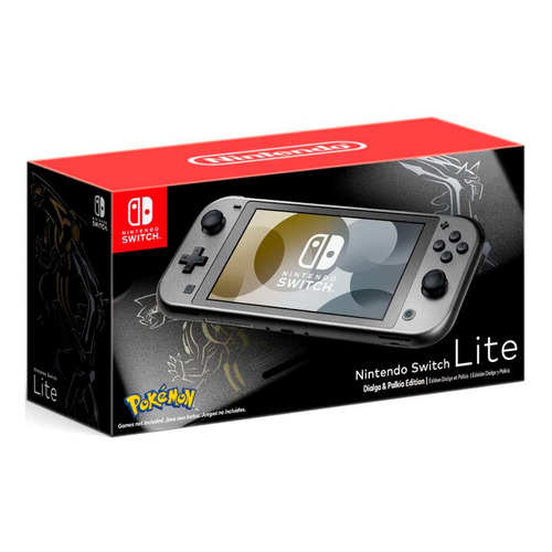 Nintendo Switch Lite Dialga & Palkia Edition Color Negro C/Dorado