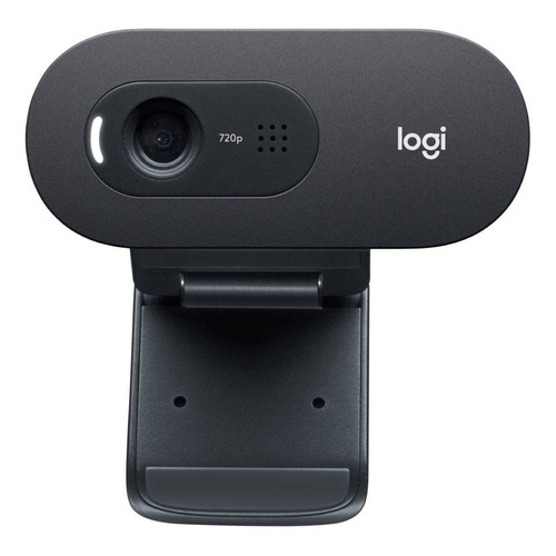 Cámara web Logitech C505e HD 30FPS color negro - Empresarial / Hogareño
