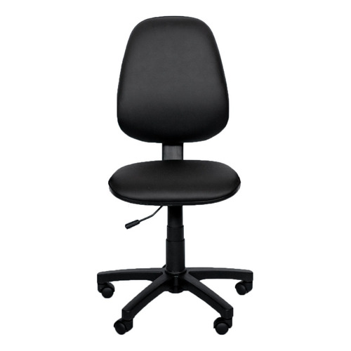 Silla De Oficina Indar Rudy Alta Tapizada Para Escritorio Color Negro Material Del Tapizado Ecocuero