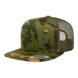 Gorra Snapback Trailero Multicam Yupoong Camuflaje 6006mc