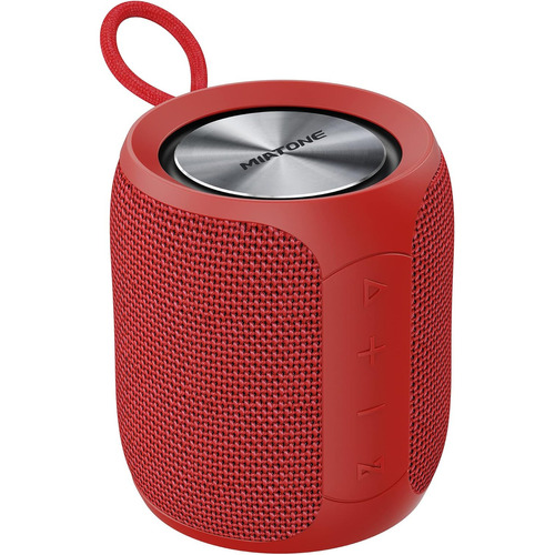 Miatone Qbox - Altavoz Bluetooth Portátil Con Graves Fuerte Color Negro - Color: Rojo 110v
