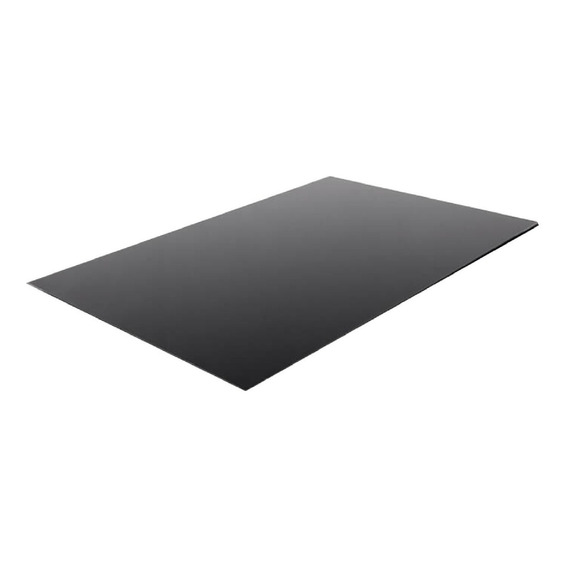 Plancha Aluminio Compuesto Negro Pe 3mm 0.18 1.22 X 2.44 Mt