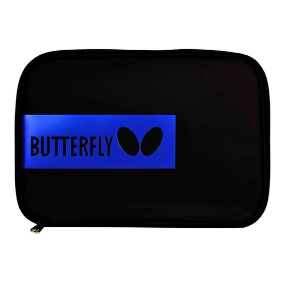 Estuche Butterfly Para 2 Raquetas De Tenis De Mesa Color Logo Azul