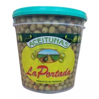 Aceituna Verde Rellena Con Morron 5kg La Portada Mendoza