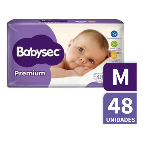 Babysec Premium Premium Hiper  - 48 - Mediano (M)