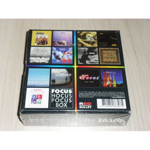 Box Focus - Hocus Pocus Box (holandês 13 Cd's) Lacrado