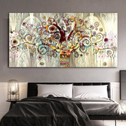 Cuadro-arbol De La Vida-decorativo- 130x60 Cm.