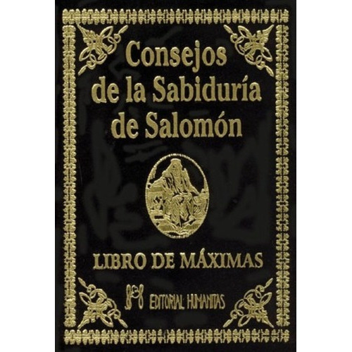 Consejos De La Sabiduria De Salomon (t), De Salomon. Editorial Humanitas - Espa A, Tapa Dura En Español, 1900