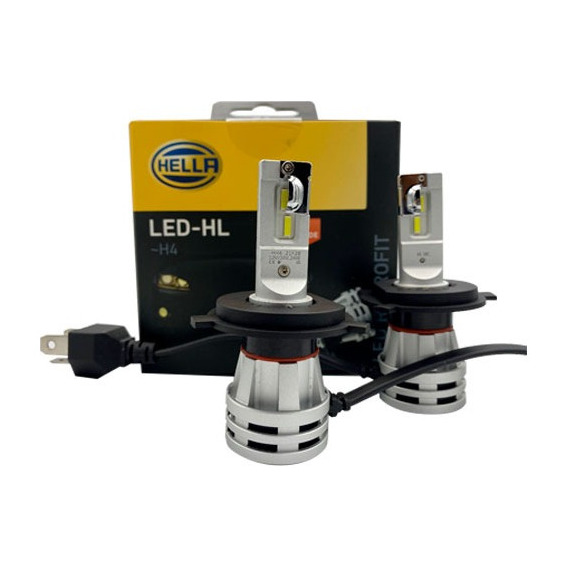 Hella Focos Led Retrofit H4 9003 Plug&play 200% + Luz 6500k