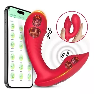 Vibrador Control App 3 En 1 Clitoris Punto G Anal   